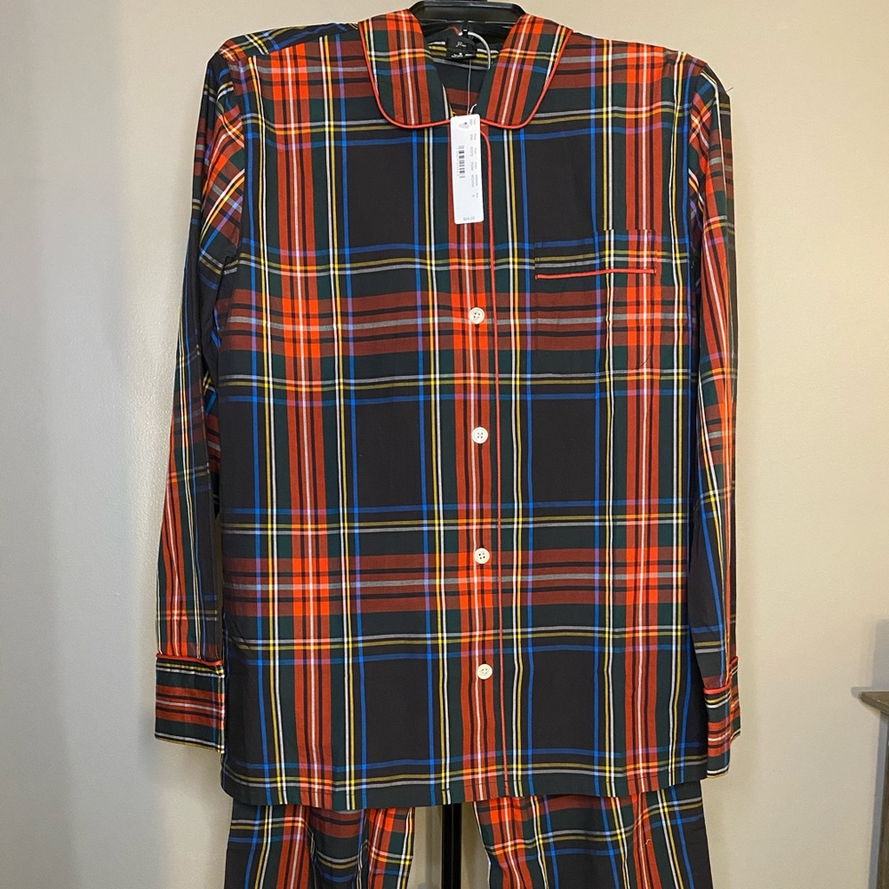 J. Crew plaid pajama set
